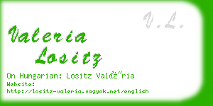 valeria lositz business card
